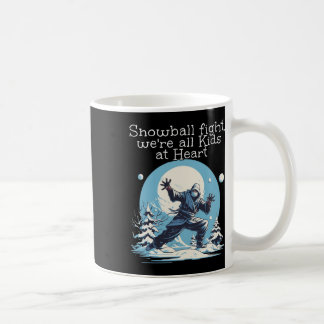 Caneca De Café Esportes De Neve No Inverno Com Ninjas Para Snowba
