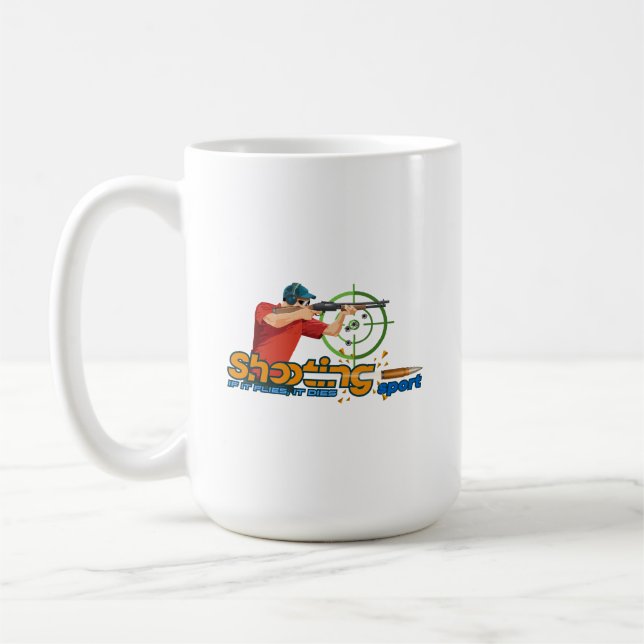 Caneca De Café Esportes de tiro | Clássica #15 (Esquerda)