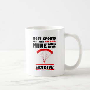 Caneca De Café esportes e skydive, o Mine leva ambos
