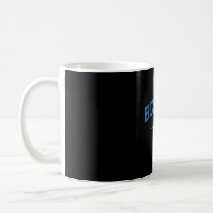 Caneca De Café Esportes vintage de Bozeman montana atlético retrô