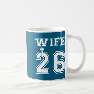 Caneca De Café Esposa 2026 marido casamento festa de noivado