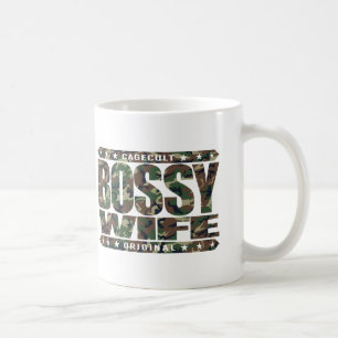 Caneca De Café ESPOSA BOSSY - eu visto as calças apertadas da
