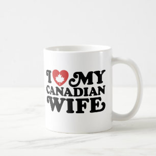 Caneca De Café Esposa Canadiana