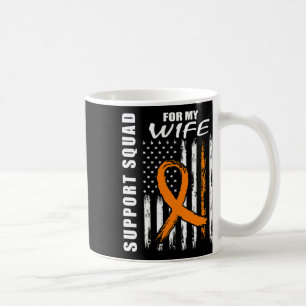 Caneca De Café Esposa da Fita Laranja Conscientização sobre Leuce