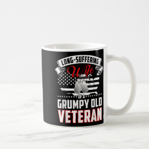Caneca De Café Esposa De Velho Veterano Que Sofre Há Muito Tempo