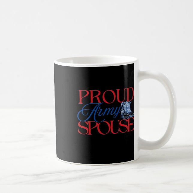 Caneca De Café Esposa do Exército Orgânica - Esposa do Exército A (Direita)