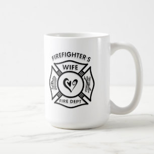 Caneca De Café Esposa dos sapadores-bombeiros