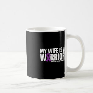 Caneca De Café Esposa é um Câncer de pâncreas de Fita Roxo do Gue