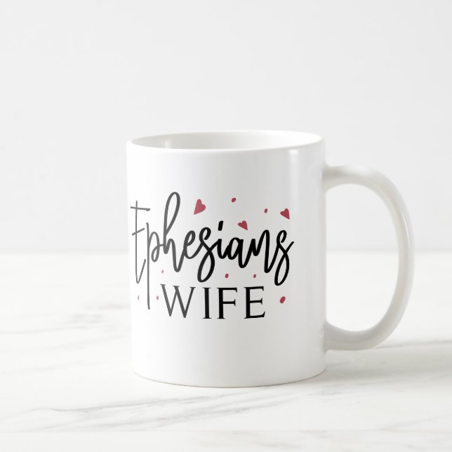 Caneca De Café Esposa Ephesianos - Fé Inspiradora (Direita)