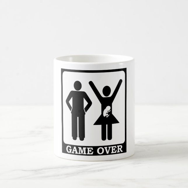 Caneca De Café Esposa Grávida - Acabou o Jogo (Centro)