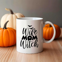Caneca De Café Esposa Mãe Bruxa