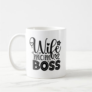 Caneca De Café Esposa Mãe Chefe