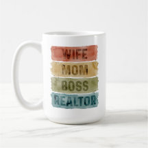 Esposa Mãe Chefe Corretora Personalizada
