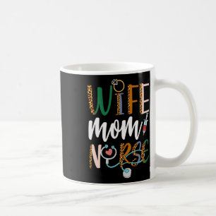 Caneca De Café Esposa Mãe Enfermeira Mulheres Rn Dia de as mães L