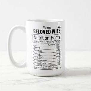 Caneca De Café Esposa mimada Aniversário Soulmate Gift Wine Tumbl