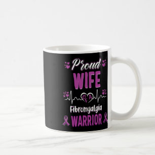 Caneca De Café Esposa Orgulhosa Fibromialgia Guerreira Sensibiliz