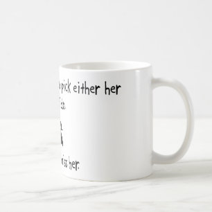 Caneca De Café Esposa ou Aikido da picareta