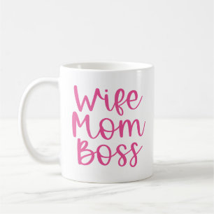 Caneca De Café Esposa rosa Mãe Chefe Mug para Mãe