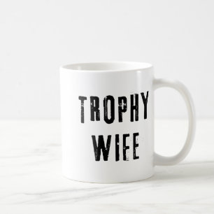 Caneca De Café Esposa Troféu Mãe Legal Pai Piada Engraçada Noiva 