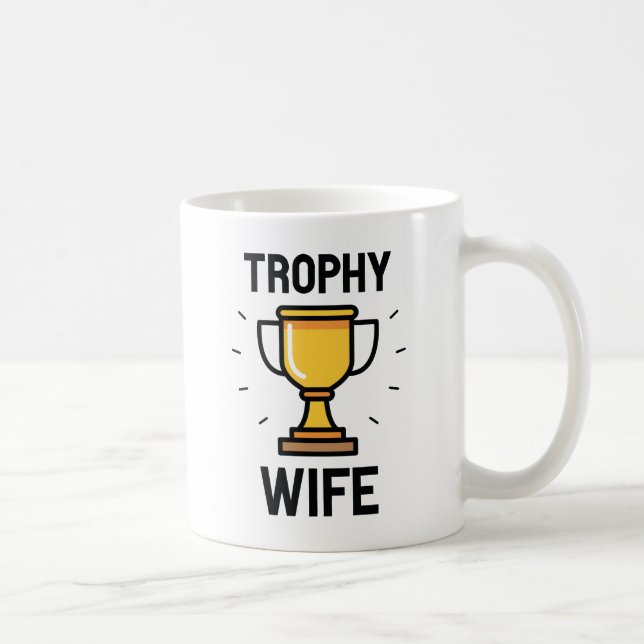 Caneca De Café Esposa Trophy (Direita)