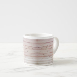 Caneca de Café Espresso em Madeira Texturizada
