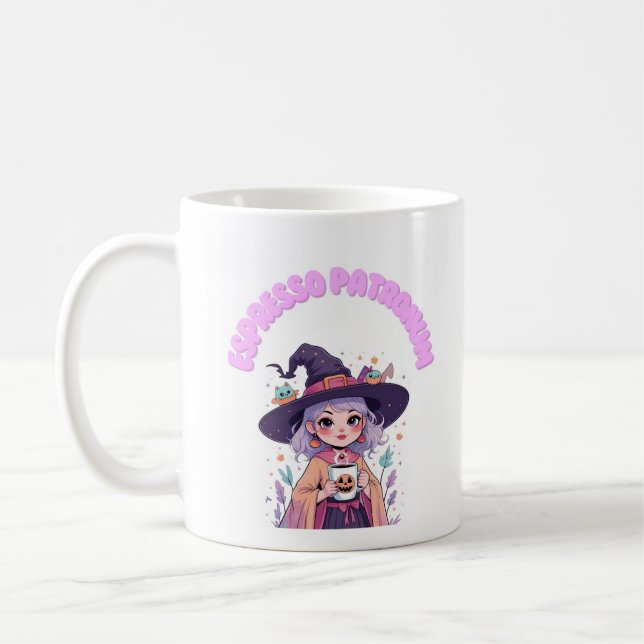 Caneca De Café Espresso Patronum Witch Mug – Cozy Pastel Witch 11 (Esquerda)