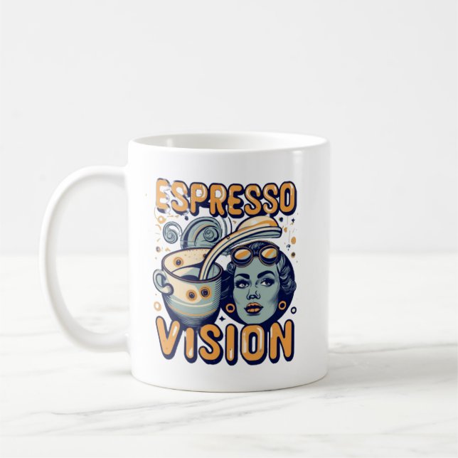 Caneca De Café Espresso visão café Mug (Esquerda)