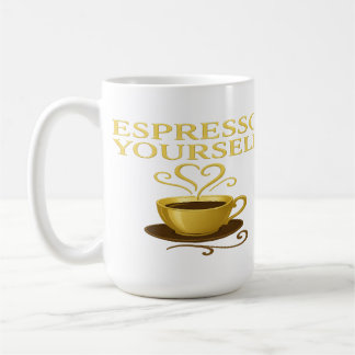 Caneca De Café Espresso Yourself™ - Edição da Ouro