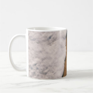 Caneca De Café Espuma marinha na areia