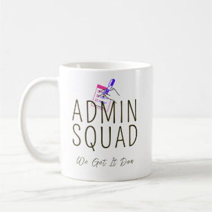 Caneca De Café Esquadrão Admin - Personalizado