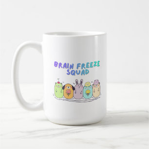 Caneca De Café Esquadrão Congelante Sorvete Kawaii Fofo