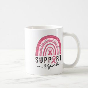 Caneca De Café Esquadrão Conscientização Câncer de Mama Leopardo