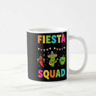 Caneca De Café Esquadrão da festa cacto fofo pimenta pimentão cri