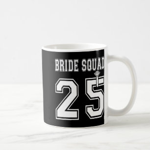 Caneca De Café Esquadrão da Noiva 2025 Grupo de Despedida de Solt