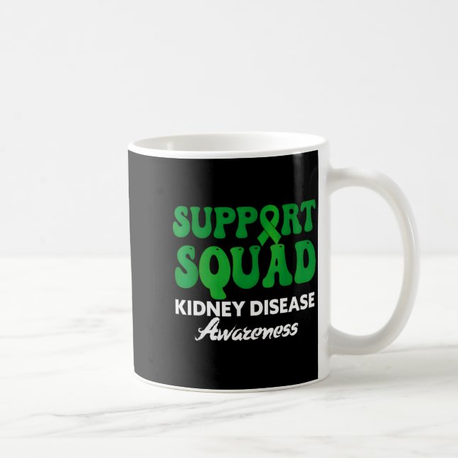 Caneca De Café Esquadrão de apoio à conscientização sobre doença  (Direita)