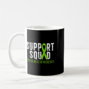 Caneca De Café Esquadrão de Apoio à Motivação Conscientização da