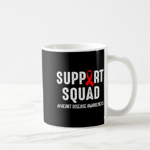 Caneca De Café Esquadrão de Apoio ao Guerreiro da Doença Cardíaca