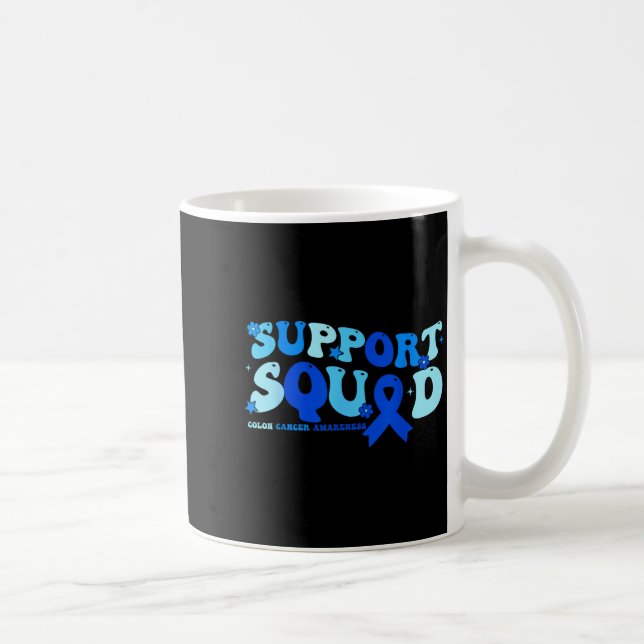Caneca De Café Esquadrão de apoio ao mês de conscientização sobre (Direita)