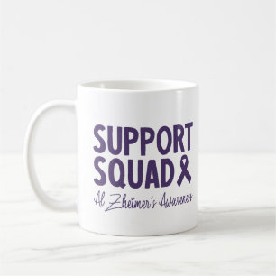Caneca De Café Esquadrão de Apoio Conscientização sobre Alzheimer