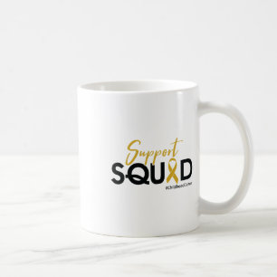Caneca De Café Esquadrão de Apoio - Conscientização sobre Câncer