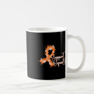 Caneca De Café Esquadrão de Apoio Fita Laranja Leucemia Câncer de