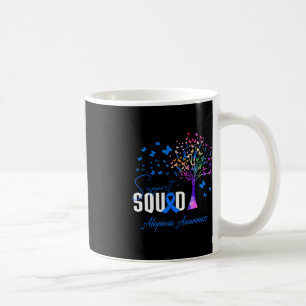 Caneca De Café Esquadrão De Apoio Para A Consciência Da Alopecia