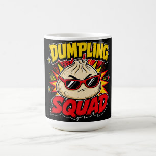 Caneca De Café Esquadrão de Bolinhos Retro Cômico Pop Art Foodie 