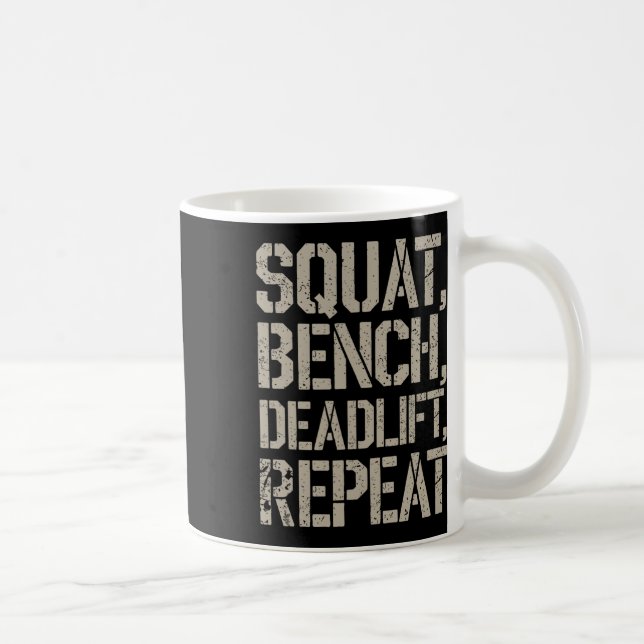Caneca De Café Esquadrão de Corte Repetir Elevação de Tee Gym (Direita)
