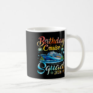 Caneca De Café Esquadrão de Cruzeiro de Aniversário 2026 Festa de