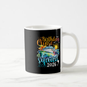 Caneca De Café Esquadrão de Cruzeiro de Aniversário 2026 Festa de
