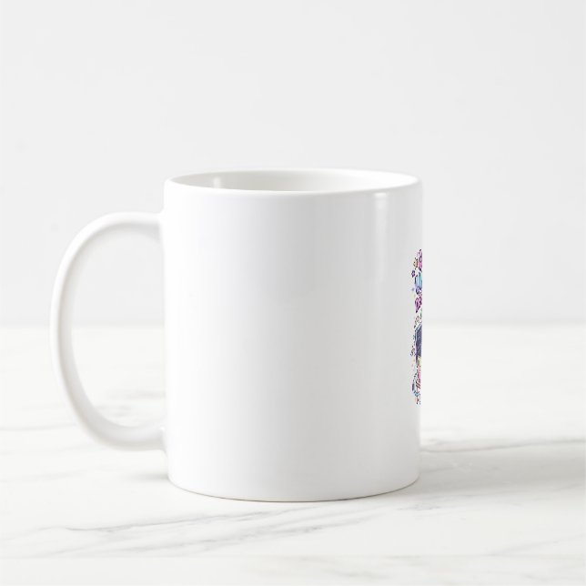 Caneca De Café Esquadrão de Debug do Unicórnio de Codificação Uni (Esquerda)