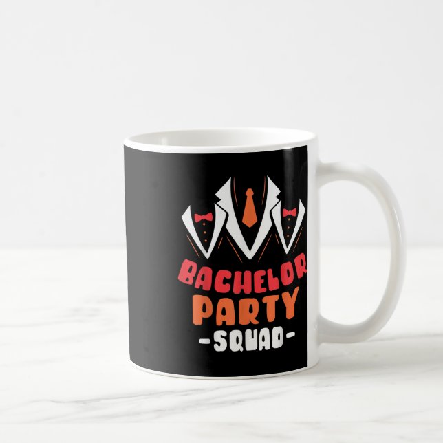 Caneca De Café Esquadrão de Despedida de Solteiro Noivo Equipe da (Direita)