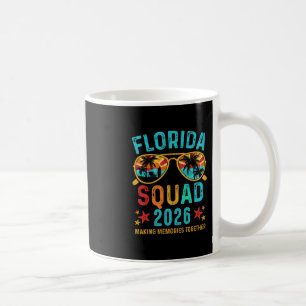 Caneca De Café Esquadrão de Férias na Flórida 2026 Família Vintag