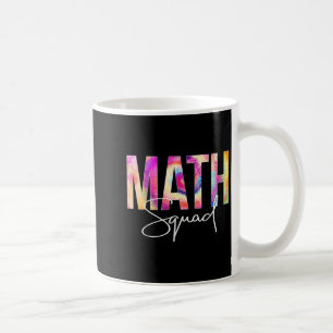 Caneca De Café Esquadrão de Matemática Tie Dye Volta às Aulas Mul